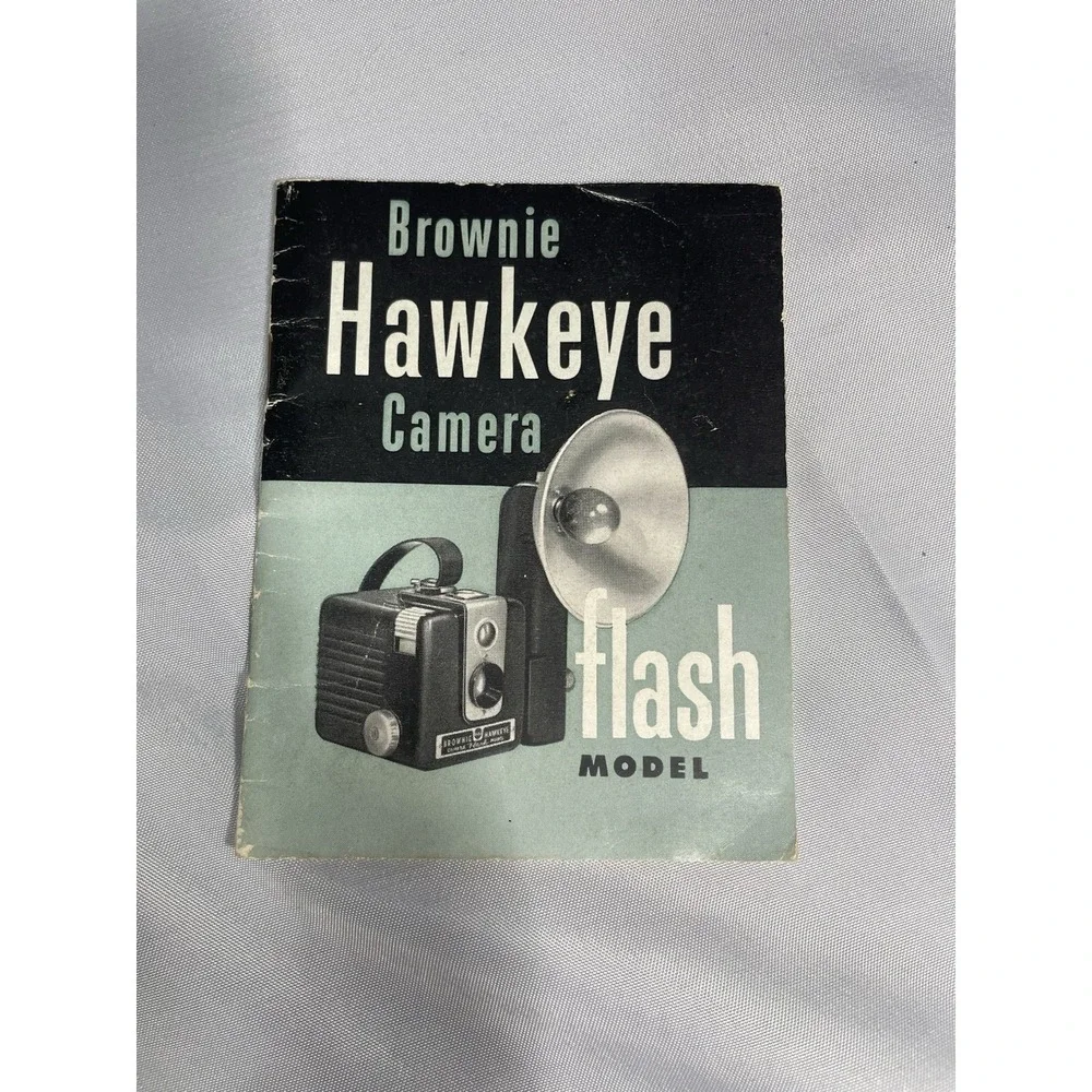 Vintage Instruction Book Manual for Kodak Brownie Hawkeye Camera Flash Model